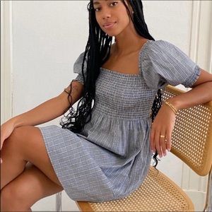 Hill House Tai Check Athena Dress